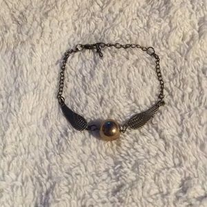 Harry Potter golden snitch bracelet